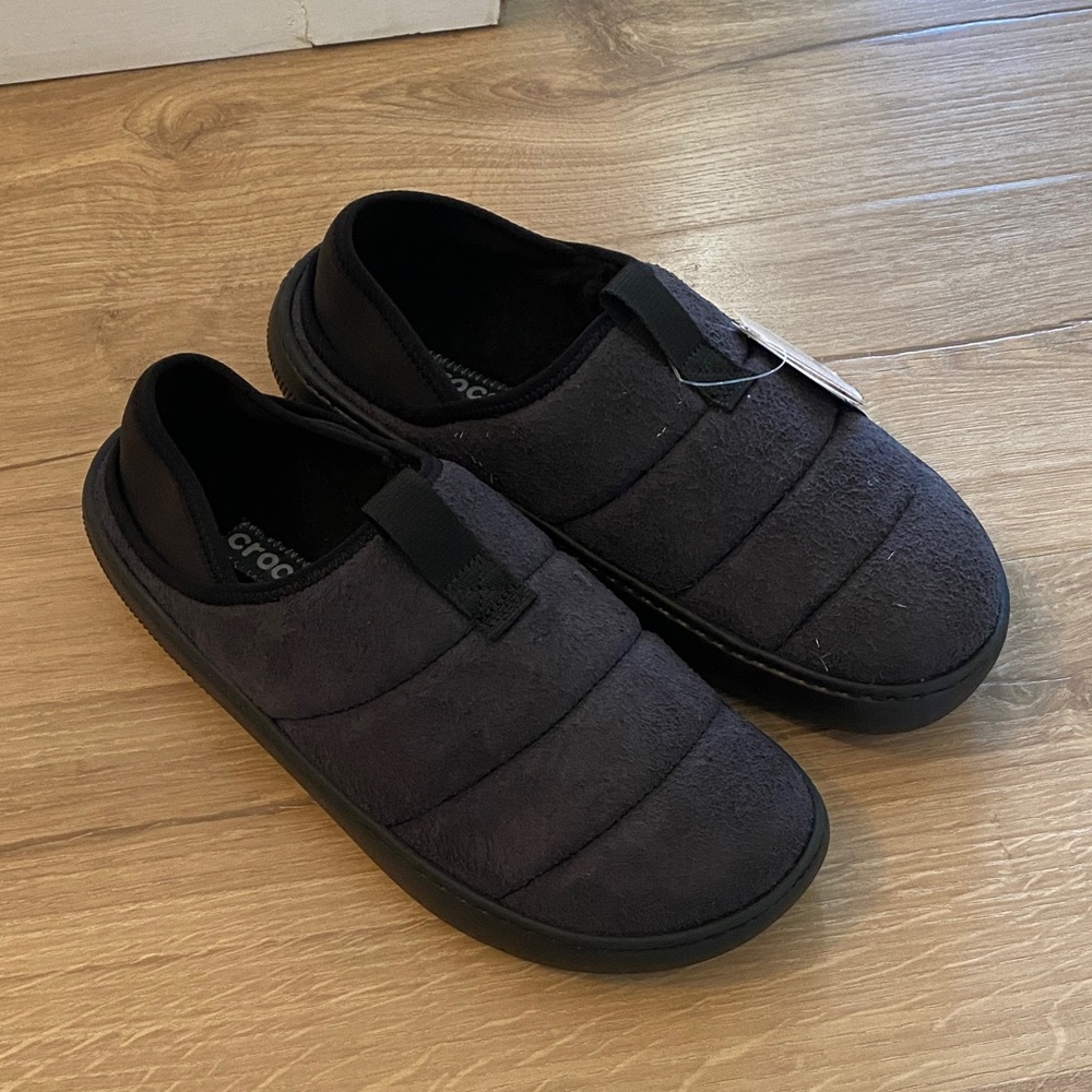 CROCS Men's Dark Gray Slip-On Loafers